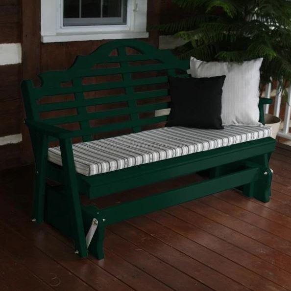 A & L Furniture Yellow Pine Marlboro Glider