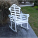 A & L Furniture Yellow Pine Marlboro Porch Rocker