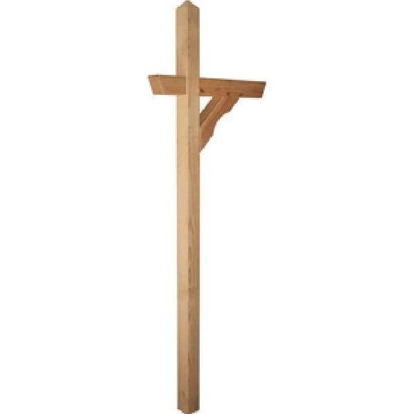 A & L Furniture Yellow Pine Pressure Treated Mailbox Post
