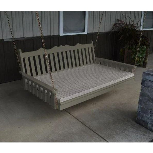 A & L Furniture Yellow Pine Royal English Garden Swingbed