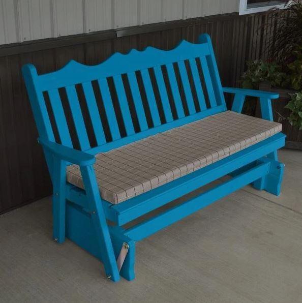 A & L Furniture Yellow Pine Royal English Glider