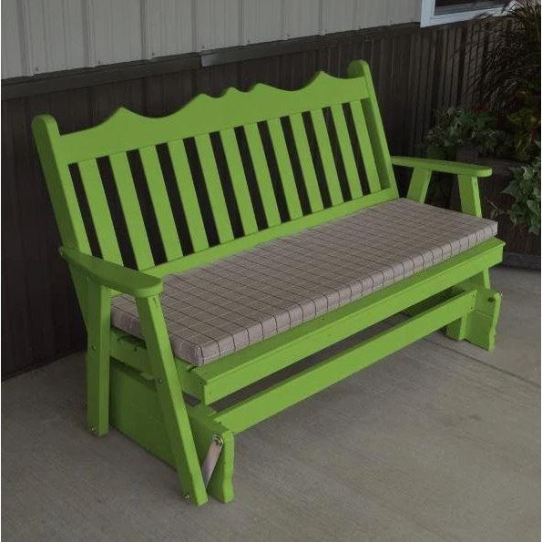 A & L Furniture Yellow Pine Royal English Glider