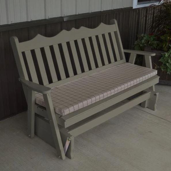 A & L Furniture Yellow Pine Royal English Glider