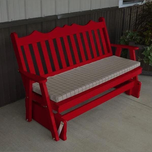 A & L Furniture Yellow Pine Royal English Glider