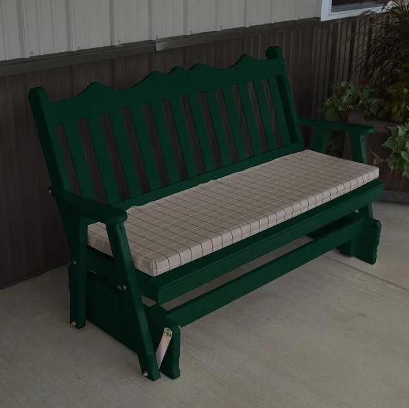 A & L Furniture Yellow Pine Royal English Glider