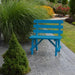 A & L Furniture Yellow Pine Traditional Backed Bench Only
