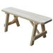 A & L Furniture Yellow Pine Traditional Bench Only