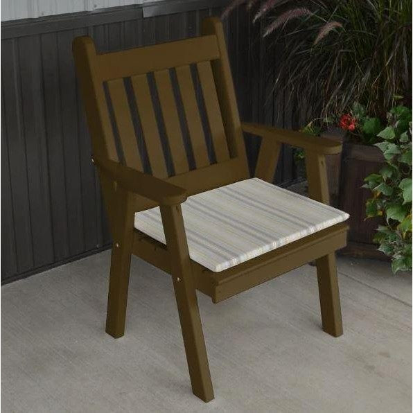 A & L Furniture Yellow Pine Traditional English Chair