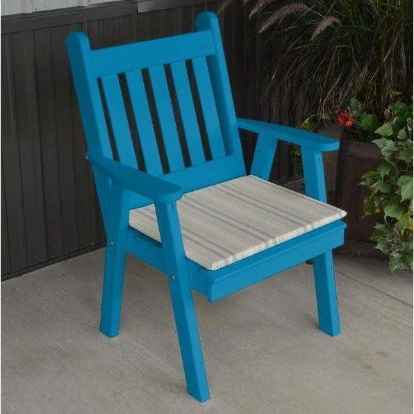 A & L Furniture Yellow Pine Traditional English Chair
