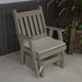 A & L Furniture Yellow Pine Traditional English Glider Chair