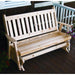 A & L Furniture Yellow Pine Traditional English Glider