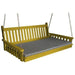 A & L Furniture Yellow Pine Traditional English Swingbed