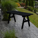 A & L Furniture Yellow Pine Traditional Table Only Black