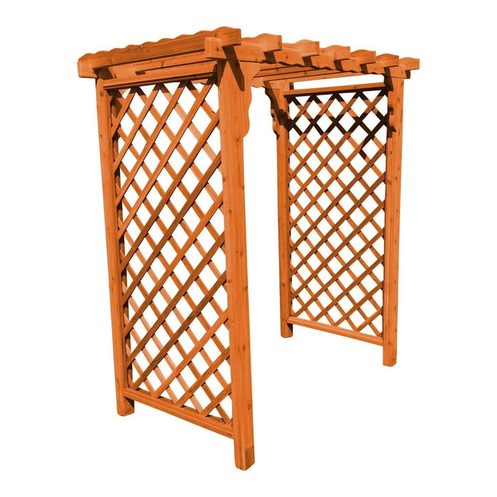 Amish Handcrafted Cedar Wood Covington Arbor