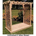 Amish Handcrafted Cedar Wood Covington Arbor & Deck