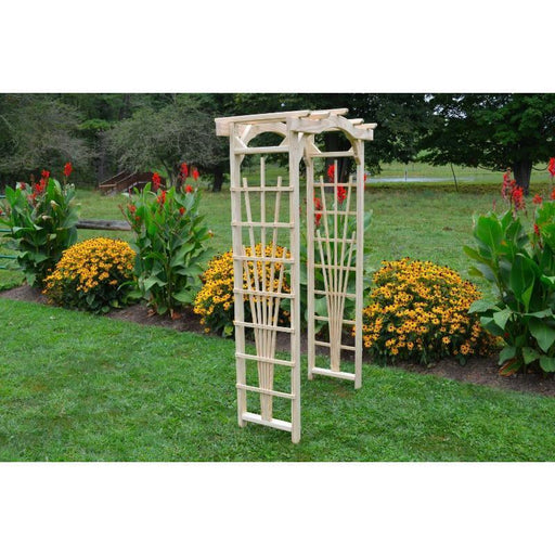 Amish Handcrafted Cedar Wood Cranbrook Arbor