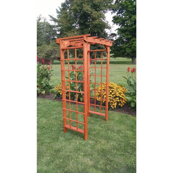 Amish Handcrafted Cedar Wood Morgan Arbor