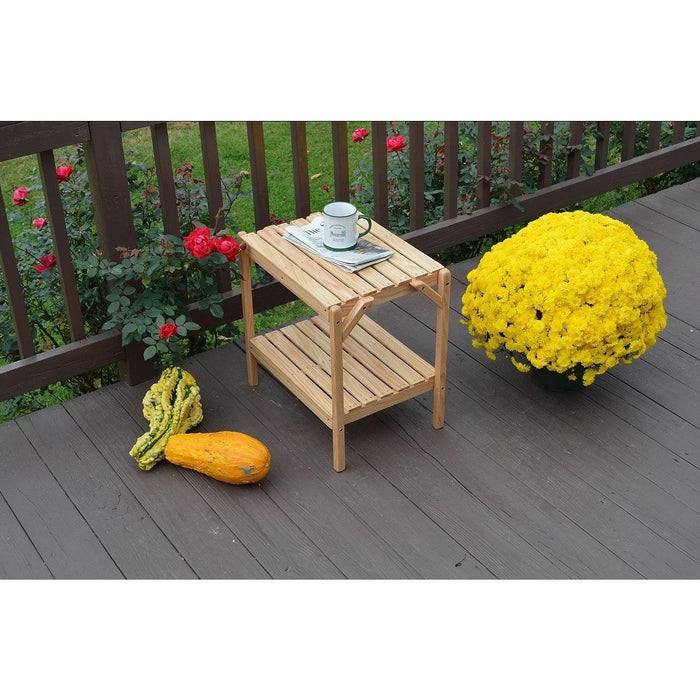 Handcrafted Amish Oak End Table