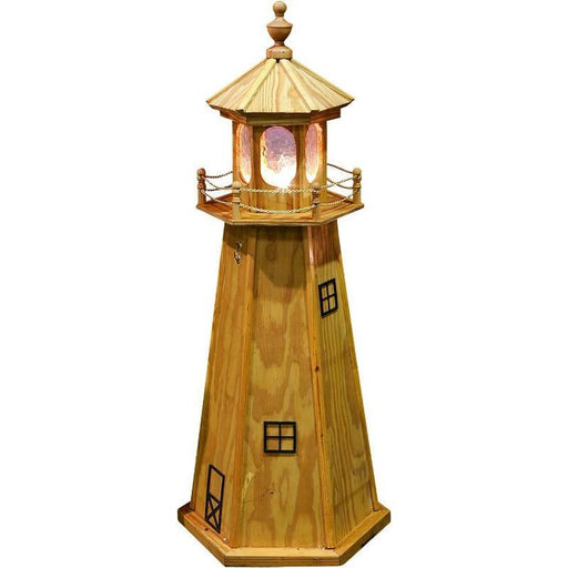 Pressure Treated Wood Lighthouse with Light