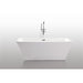 Legion Furniture 67" White Acrylic Tub - No Faucet WE6817-J