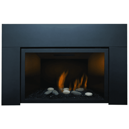 Sierra Flame Abbot 30" Deluxe Direct Vent Insert with Ceramic Brick Panels & Log set