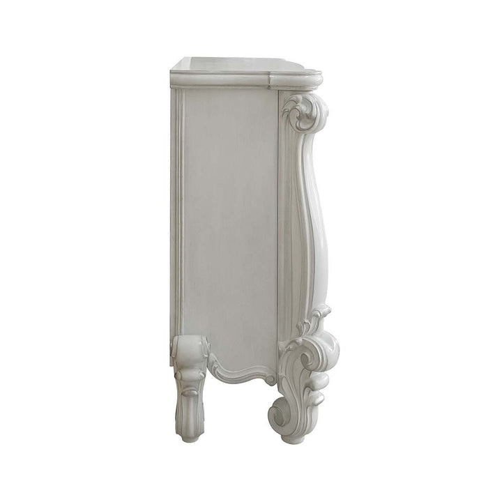 Acme Furniture Versailles Fireplace in Bone White Finish AC01316
