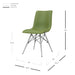 New Pacific Direct Blaine PU Chair Stainless Steel Legs, Set of 2 568236P-CS-SS