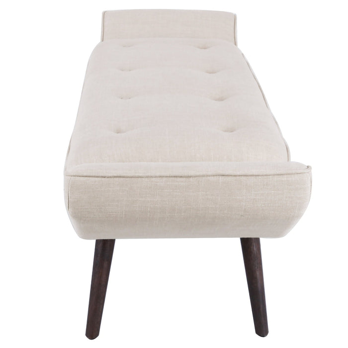 New Pacific Direct Newcastle Fabric Tufted Bench 1900099-F