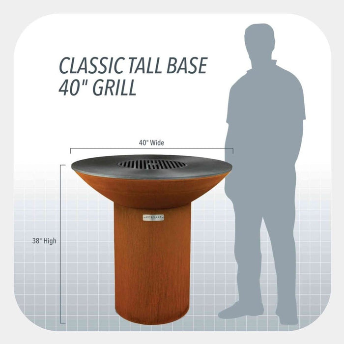 Arteflame Classic 40" Grill - Tall Round Base