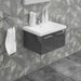 Casa Mare Aspe 24" Bathroom Vanity and Ceramic Sink Combo with LED Mirror