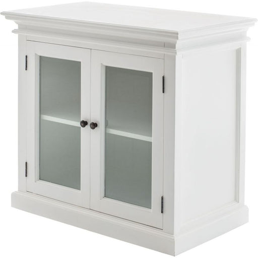 NovaSolo Halifax Display Buffet with 2 Glass Doors White B183