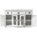 NovaSolo Halifax Buffet with 4 Doors 3 Drawers White B191