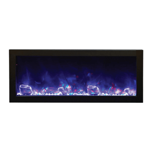 Amantii Panorama Slim Smart Electric Fireplace Indoor/Outdoor Built-in