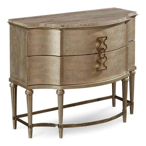 A.R.T. Furniture Morrissey Forsey Bedside Chest Bezel In Silver 218148-2727