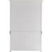 NovaSolo Halifax Glass-Display Hutch Unit White BCA594