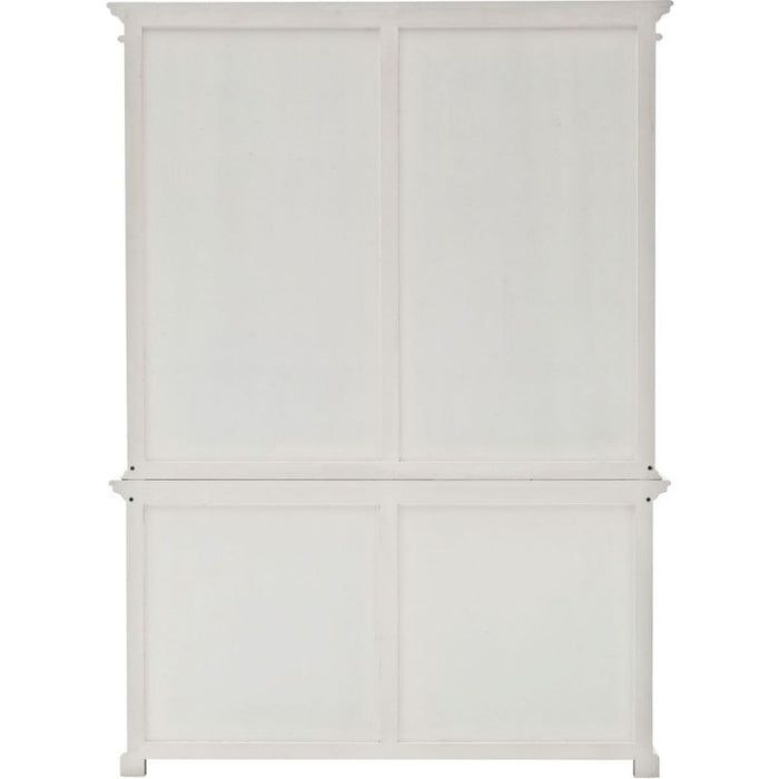 NovaSolo Halifax Hutch Bookcase Unit White BCA599