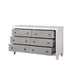 Acme Furniture Katia Dresser in Rustic Gray & Weathered White Finish BD00663