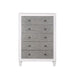 Acme Furniture Katia Chest in Rustic Gray & Weathered White Finish BD00664
