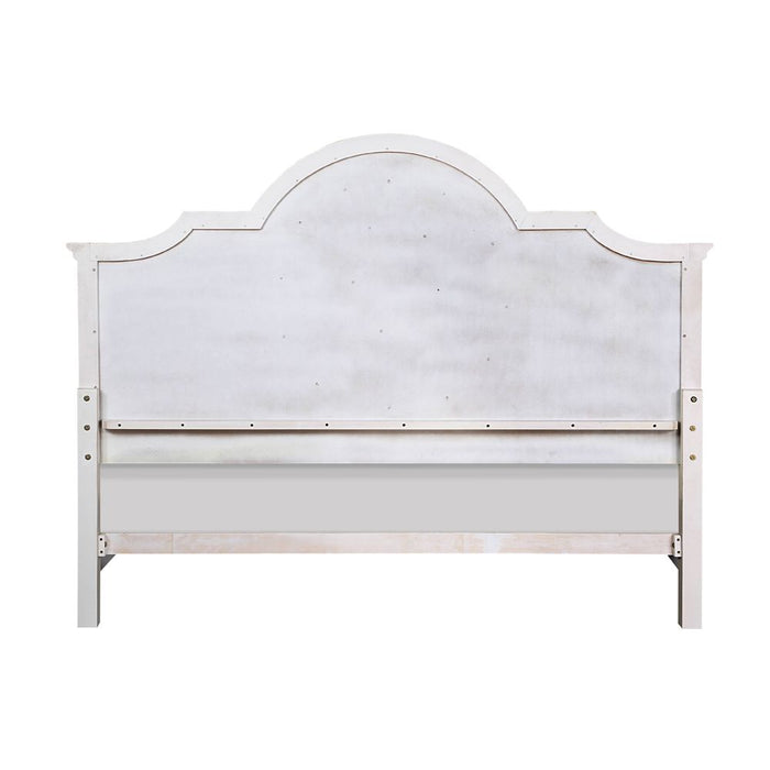 Acme Furniture Roselyne Ck Bed in Antique White Finish BD00693CK