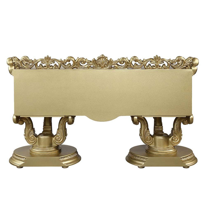 Acme Furniture Bernadette Vanity in Gold Finish BD01477