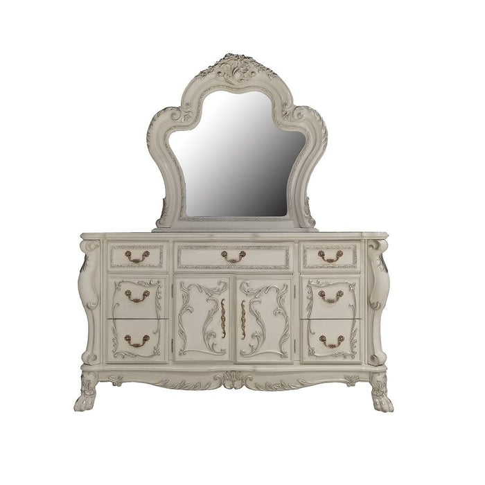 Acme Furniture Dresden Dresser in Antique White Finish BD01685
