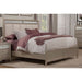 Alpine Furniture Silver Dreams Standard King Panel Bed w/Upholstered Headboard, Silver 1519-07EK