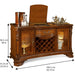 A.R.T. Furniture Old World Wine & Cheese Buffet In Brown 143252-2606