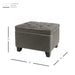 New Pacific Direct Julian Rectangular Bonded Leather Storage Ottoman 194424B-V04