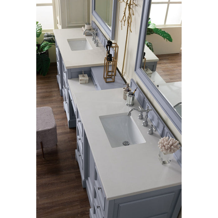 James Martin Vanities De Soto 118" Double Vanity Set w/ Makeup Table