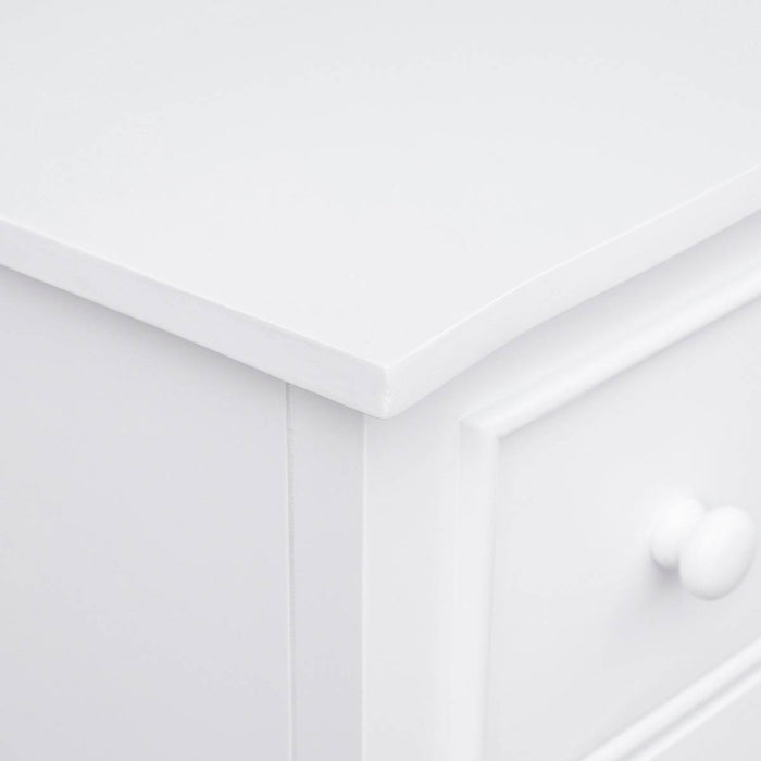 Sunset Trading White Shutter Wood 6 Drawer Double Dresser CF-1130-0150
