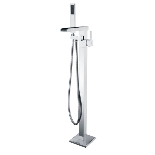 ANZZI Union Series 2-Handle Clawfoot Tub Faucet with Euro-Grip Handheld Sprayer
