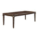 Acme Furniture Devayne Dining Table in Dark Walnut Finish DN01361