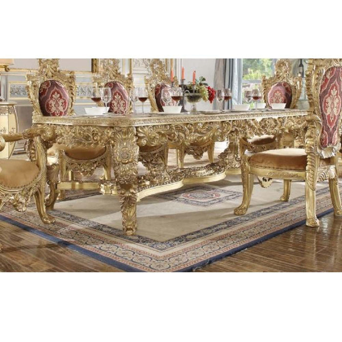 Acme Furniture Bernadette Dining Table Base in Gold Finish DN01470-2