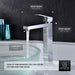 ANZZI Enti Series 9" Single Hole Bathroom Sink Faucet in Polished Chrome Finish L-AZ096